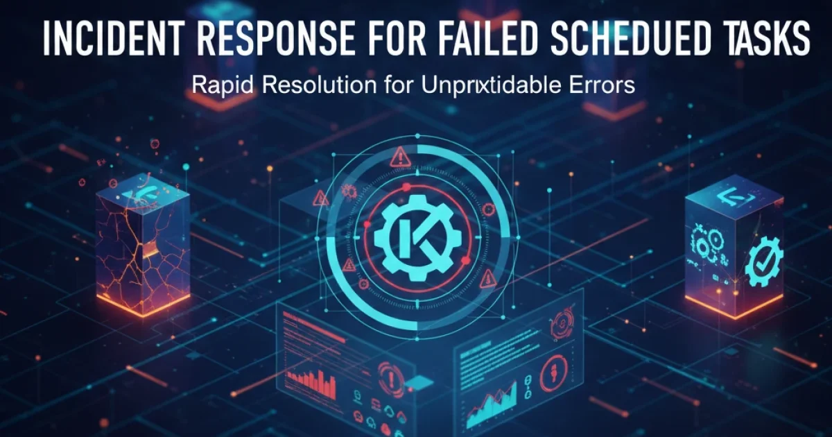 Incident Response for Failed Scheduled Tasks: From Silent Failures to Rapid Recovery